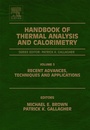 Cover: Handbook of Thermal Analysis and Calorimetry: Volume 5 - Elsevier