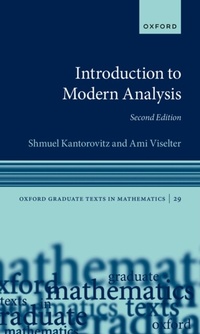 Abbildung von: Introduction to Modern Analysis - OUP eBook