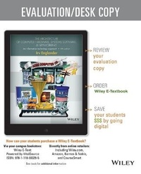 Enlarge image Cover: The Architecture of Computer Hardware and System Software - Wiley