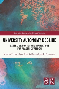 Enlarge image Cover: University Autonomy Decline - Routledge