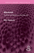 Cover: Blackmail - Routledge