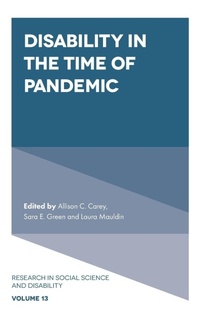 Enlarge image Cover: Disability in the Time of Pandemic - Emerald Publishing Limited