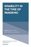 Cover: Disability in the Time of Pandemic - Emerald Publishing Limited