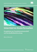 Cover: Untertitel im Kinderfernsehen - Frank & Timme