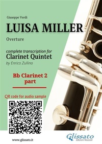 Abbildung von: Bb Clarinet 2 part of "Luisa Miller" for Clarinet Quintet - Glissato Edizioni Musicali