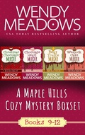 Cover: Maple Hills Cozy Mystery Box Set, Books 9-12 - Majestic Owl Publishing LLC