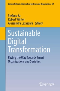 Enlarge image Cover: Sustainable Digital Transformation - Springer