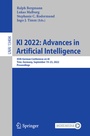 Cover: KI 2022: Advances in Artificial Intelligence - Springer
