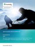 Cover: Wertsch&auml;tzende Organisationskultur - Fraunhofer Verlag
