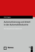 Cover: Automatisierung und Arbeit in der Automobilindustrie - Nomos