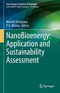 Cover: NanoBioenergy: Application and Sustainability Assessment - Springer