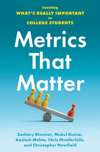 Enlarge image Cover: Metrics That Matter - Johns Hopkins University Press