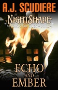 Cover: Echo and Ember (NightShade Forensic FBI Files, #4) - Griffyn Ink