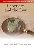 Cover: Language and the Law - African Sun Media