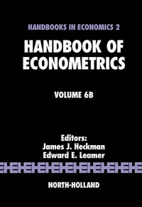 Enlarge image Cover: Handbook of Econometrics - North-Holland
