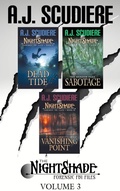 Cover: NightShade Forensic FBI Files: Vol 3 (Books 8-10): Dead Tide, Sabotage, Vanishing Point - Griffyn Ink