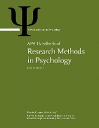 Enlarge image Cover: APA Handbook of Research Methods in Psychology - American Psychological Association