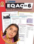 Cover: EQAO Grade 6 Math & Language Test Prep! - On the Mark Press