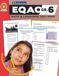 Enlarge image Cover: EQAO Grade 6 Math & Language Test Prep! - On the Mark Press