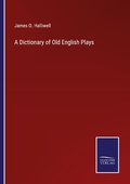 Cover: A Dictionary of Old English Plays - Outlook