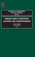 Cover: Foreign Direct Investment, Location and Competitiveness - JAI Press Inc.