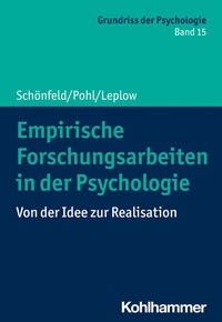 Abbildung von: Empirische Forschungsarbeiten in der Psychologie - Kohlhammer