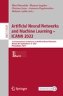 Cover: Artificial Neural Networks and Machine Learning - ICANN 2022 - Springer