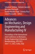 Cover: Advances on Mechanics, Design Engineering and Manufacturing IV - Springer