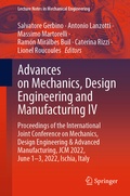Cover: Advances on Mechanics, Design Engineering and Manufacturing IV - Springer