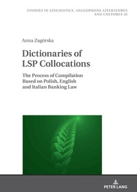 Abbildung von: Dictionaries of LSP Collocations - Peter Lang Verlag