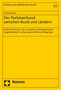 Abbildung von: Der Portalverbund zwischen Bund und Ländern - Nomos