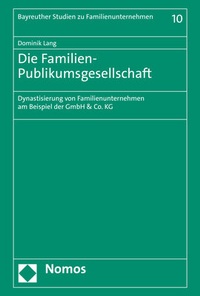 Abbildung von: Die Familien-Publikumsgesellschaft - Nomos