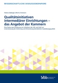 Cover: Qualit&auml;tsinitiativen intermedi&auml;rer Einrichtungen - das Angebot der Kammern - Verlag Barbara Budrich