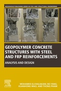 Cover: Geopolymer Concrete Structures with Steel and FRP Reinforcements - Woodhead Publishing