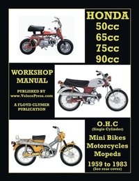 Abbildung von: HONDA 50cc, 65cc, 70cc & 90cc OHC SINGLES 1959-1983 ALL MODELS WORKSHOP MANUAL - Veloce Enterprises, Inc.