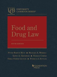 Abbildung von: Food and Drug Law - Foundation Press