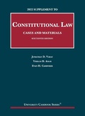 Cover: Constitutional Law, Cases and Materials, 2022 Supplement - Foundation Press
