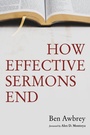 Cover: How Effective Sermons End - Wipf and Stock Publishers