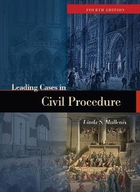 Abbildung von: Leading Cases in Civil Procedure - West Academic Press