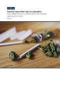 Cover: Parents have their say on cannabis: - Civitas