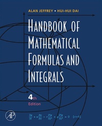 Enlarge image Cover: Handbook of Mathematical Formulas and Integrals - Academic Press