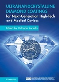 Cover: Ultrananocrystalline Diamond Coatings for Next-Generation High-Tech and Medical Devices - Cambridge University Press