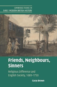Bild: Friends, Neighbours, Sinners - Cambridge University Press