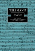 Cover: Telemann Studies - Cambridge University Press