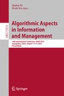 Cover: Algorithmic Aspects in Information and Management - Springer