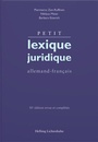 Cover: Petit lexique juridique - Helbing & Lichtenhahn