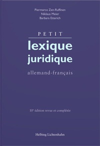 Enlarge image Cover: Petit lexique juridique - Helbing & Lichtenhahn