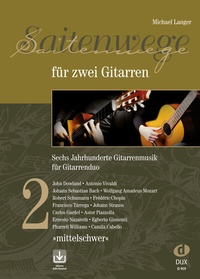 Abbildung von: Saitenwege für zwei Gitarren 2 - Edition DUX