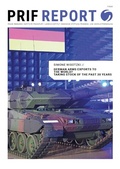 Cover: German Arms Exports to the World? Taking Stock of the Past 30 Years - PRIF - Leibniz-Institut f&uuml;r Friedens- und Konfliktforschung