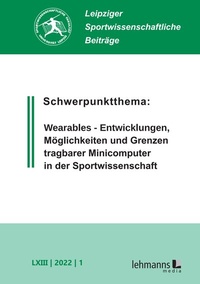 Abbildung von: Leipziger Sportwissenschaftliche Beiträge - Lehmanns Media